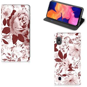 Bookcase Samsung Galaxy A10 Watercolor Flowers