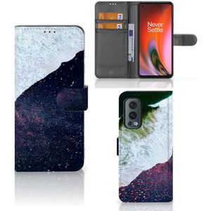 OnePlus Nord 2 5G Book Case Sea in Space