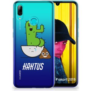 Huawei P Smart 2019 Telefoonhoesje met Naam Cactus Poo