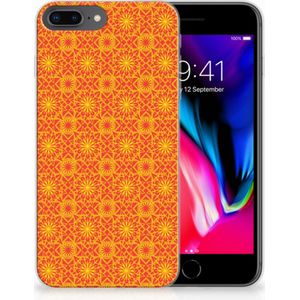 Apple iPhone 7 Plus | 8 Plus TPU bumper Batik Oranje