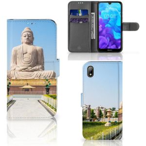Huawei Y5 (2019) Flip Cover Boeddha