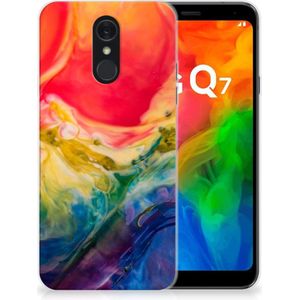 Hoesje maken LG Q7 Watercolor Dark