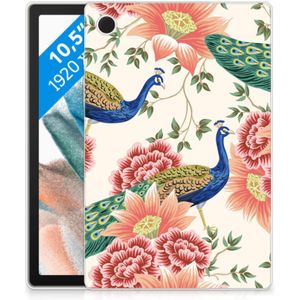 Back Case voor Samsung Galaxy Tab A8 2021/2022 Pink Peacock