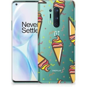 OnePlus 8 Pro Siliconen Case Icecream