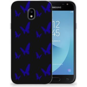 Samsung Galaxy J3 2017 TPU bumper Vlinder Patroon