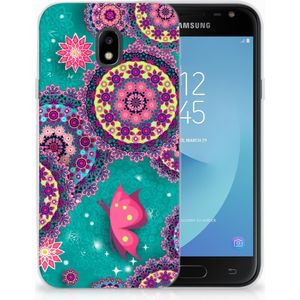 Samsung Galaxy J3 2017 Hoesje maken Cirkels en Vlinders