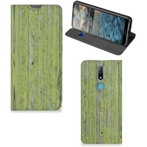 Nokia 2.4 Book Wallet Case Green Wood