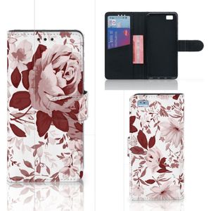 Hoesje Huawei Ascend P8 Lite Watercolor Flowers