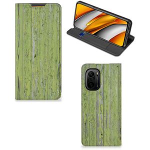 Xiaomi Mi 11i | Poco F3 Book Wallet Case Green Wood
