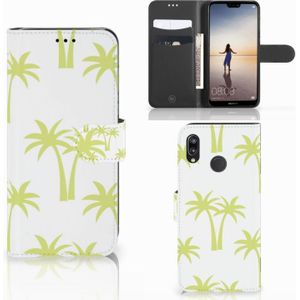 Huawei P20 Lite Hoesje Palmtrees