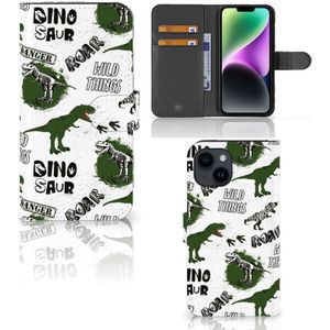 Telefoonhoesje met Pasjes voor iPhone 15 Dinosaurus