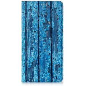 Samsung Galaxy S20 FE Book Wallet Case Wood Blue
