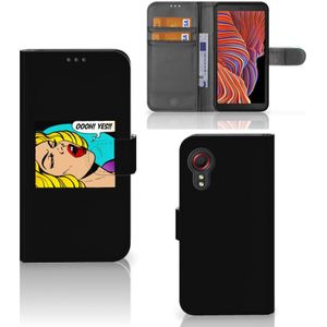 Samsung Galaxy Xcover 5 Wallet Case met Pasjes Popart Oh Yes