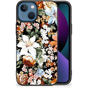 Bloemen Hoesje voor Apple iPhone 13 Dark Flowers