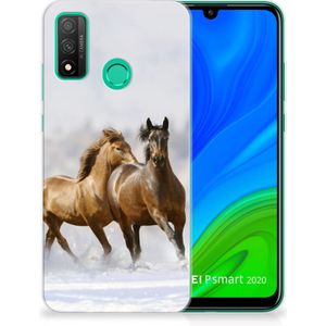 Huawei P Smart 2020 TPU Hoesje Paarden