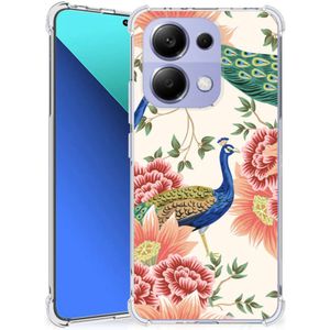 Case Anti-shock voor Xiaomi Redmi Note 13 4G Pink Peacock