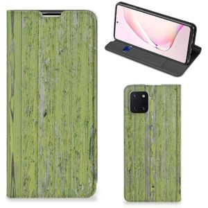 Samsung Galaxy Note 10 Lite Book Wallet Case Green Wood