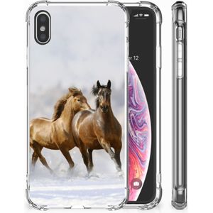 Apple iPhone Xs Max Case Anti-shock Paarden