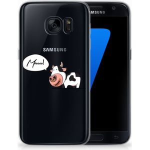 Samsung Galaxy S7 Telefoonhoesje met Naam Cow