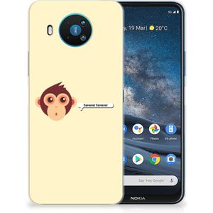 Nokia 8.3 Telefoonhoesje met Naam Monkey