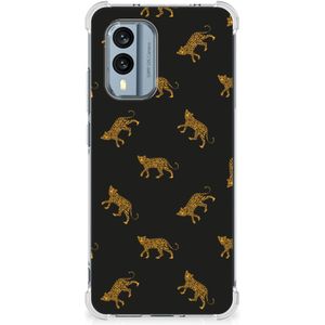 Case Anti-shock voor Nokia X30 Leopards