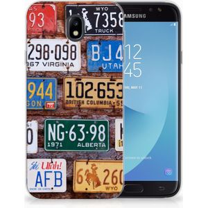 Samsung Galaxy J7 2017 | J7 Pro Siliconen Hoesje met foto Kentekenplaten