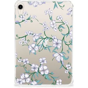 Apple iPad mini 6 (2021) Uniek Siliconen Hoesje Blossom White