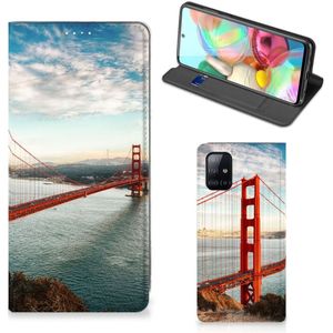 Samsung Galaxy A71 Book Cover Golden Gate Bridge