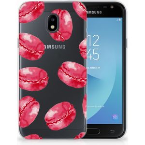 Samsung Galaxy J3 2017 Siliconen Case Pink Macarons