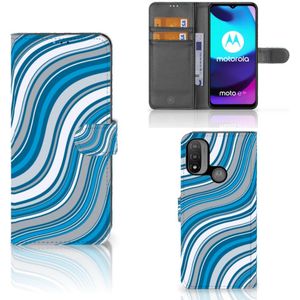 Motorola Moto E20 | E30 | E40 Telefoon Hoesje Waves Blue