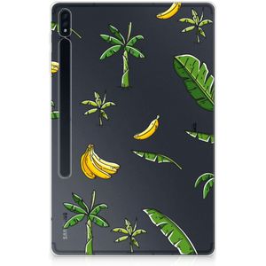 Samsung Galaxy Tab S7 Plus | S8 Plus Siliconen Hoesje Banana Tree