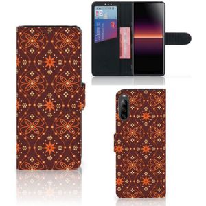 Sony Xperia L4 Telefoon Hoesje Batik Brown