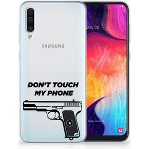 Samsung Galaxy A50 Silicone-hoesje Pistol DTMP