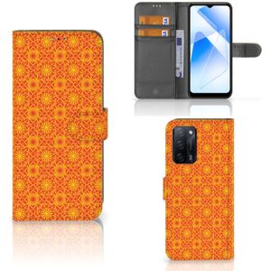 OPPO A16/A16s/A54s Telefoon Hoesje Batik Oranje