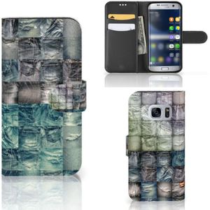 Wallet Case met Pasjes Samsung Galaxy S7 Spijkerbroeken