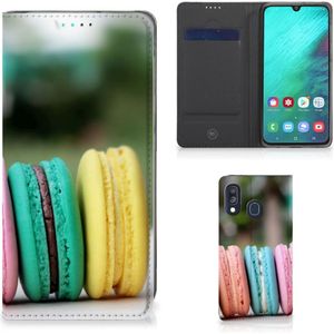 Samsung Galaxy A40 Flip Style Cover Macarons
