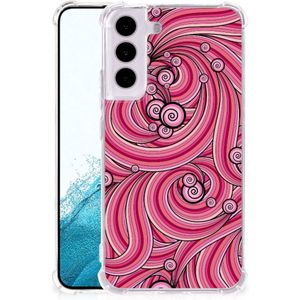 Samsung Galaxy S22 Back Cover Swirl Pink