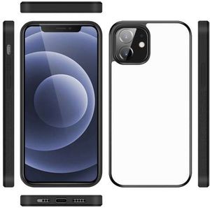 iPhone 12 | 12 Pro Gripcase Hoesje Zwart/wit