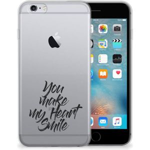 Apple iPhone 6 | 6s Siliconen hoesje met naam Heart Smile