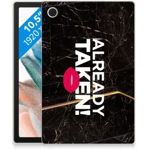 Samsung Galaxy Tab A8 2021/2022 Back cover met naam Already Taken Black