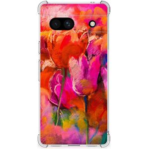 Back Cover Google Pixel 7A Tulips
