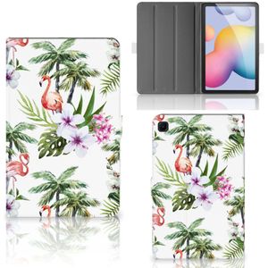 Samsung Galaxy Tab S6 Lite | S6 Lite (2022) Flip Case Flamingo Palms