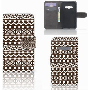 Samsung Galaxy Xcover 3 | Xcover 3 VE Telefoon Hoesje Aztec Brown