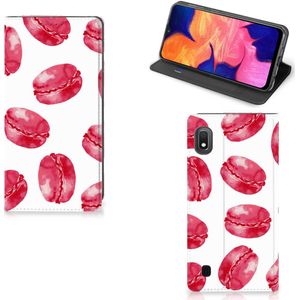 Samsung Galaxy A10 Flip Style Cover Pink Macarons