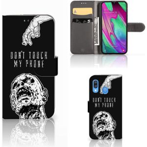 Portemonnee Hoesje Samsung Galaxy A40 Zombie