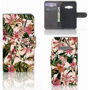 Samsung Galaxy Xcover 3 | Xcover 3 VE Hoesje Flowers