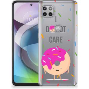 Motorola Moto G 5G Siliconen Case Donut Roze