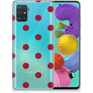 Samsung Galaxy A51 Siliconen Case Cherries