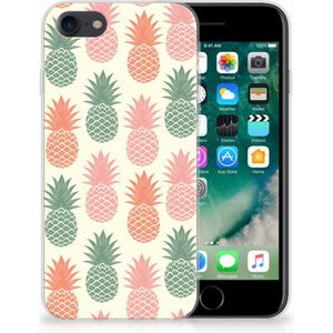 iPhone SE 2022 | SE 2020 | 8 | 7 Siliconen Case Ananas