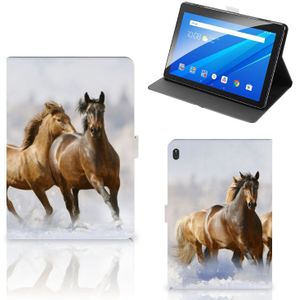 Lenovo Tab E10 Flip Case Paarden